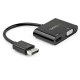 StarTech.com Adaptador DisplayPort a HDMI y VGA - 4K 60Hz DP2VGAHD20