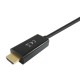 Equip 119392 adaptador de cable de vídeo 5 m DisplayPort HDMI Negro 119392