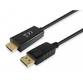 Equip 119391 adaptador de cable de vídeo 3 m DisplayPort HDMI Negro 119391