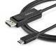 StarTech.com 2m - Cable USB-C a DisplayPort 1.2 - Bidireccional CDP2DP2MBD