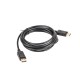 Lanberg cable DisplayPort 3 m Negro ca-dpdp-10cc-0030-bk