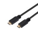 AISENS CABLE HDMI V2.0 PREMIUM ALTA VELOCIDAD / HEC 4K@60HZ 18GBPS CON REPETIDOR, A/M-A/M, NEGRO, 15M A120-0373