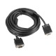 Lanberg cable VGA 5 m VGA (D-Sub) Negro ca-vgac-10cc-0050-b