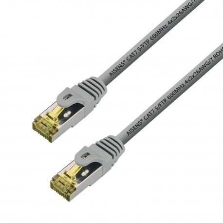 AISENS cable de red 3 m Cat7 S/FTP (S-STP) Gris A146-0336