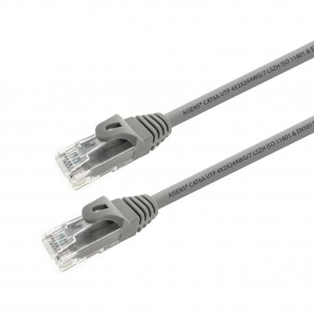 AISENS cable de red 15 m Cat6a U/UTP (UTP) Gris A145-0331