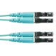 Panduit cable de fibra optica 1 m OM4 LC Color aguamarina fz2ellnlnsnm001