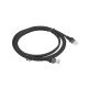 Lanberg cable de red 2 m Cat5e U/UTP (UTP) Negro pcu6-10cc-0200-bk