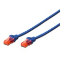 Ewent cable de red 3 m Cat6 U/UTP (UTP) Azul EW-6U-030B