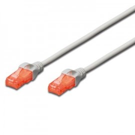 Ewent cable de red 0,5 m Cat6 U/UTP (UTP) Gris EW-6U-005