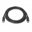 Nanocable USB 2.0, 2m USB C USB C Hembra Hembra Negro cable USB 10.01.2302