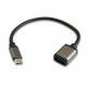 3GO C136 cable USB 0,2 m USB C USB A Negro c136