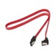 AISENS cable de SATA 0,5 m SATA 7-pin Negro, Rojo A130-0156