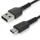 StarTech.com Cable de 2m USB 2.0 a USB-C - Negro RUSB2AC2MB