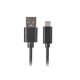 Lanberg  cable USB 1,8 m 2.0 USB A USB C Negro ca-usbo-20cu-0018-bk