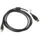 Lanberg cable USB 1,8 m 2.0 USB B Negro ca-usba-11cc-0018-bk