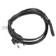 Lanberg cable de transmisión Negro 1,8 m C7 acoplador CEE7/16 ca-c7ca-11cc-0018-bk