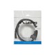 Lanberg cable de transmisión Negro 1,8 m C7 acoplador CEE7/16 ca-c7ca-11cc-0018-bk