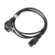 Lanberg cable de transmisión Negro 1,8 m C13 acoplador CEE7/7 ca-c13c-11cc-0018-bk