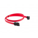 Lanberg cable de SATA 0,5 m SATA 7-pin Rojo ca-sasa-12cu-0050-r