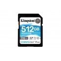 Kingston Technology Canvas Go! Plus memoria flash 512 GB SD Clase 10 UHS-I SDG3/512GB