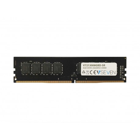 V7 8GB DDR4 PC4-21300 - 2666MHZ 1.2V DIMM Módulo de Memoria Ordenador Personal - V7213008GBD-SR V7213008GBD-SR