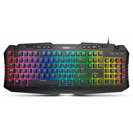 Krom Kyra teclado USB QWERTY Negro nxkromkyra