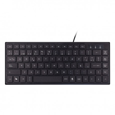 UNYKAch KB 302 Mini teclado USB QWERTY Negro 50542