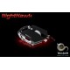 TALIUS Nighthawk ratón USB Óptico 4000 DPI Ambidextro Negro, Rojo, Plata