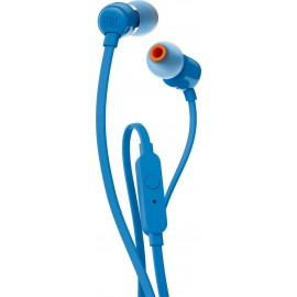 JBL T110 auriculares para móvil Binaural Dentro de oído Azul JBLT110BLU