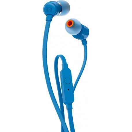 JBL T110 auriculares para móvil Binaural Dentro de oído Azul JBLT110BLU