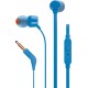 JBL T110 auriculares para móvil Binaural Dentro de oído Azul JBLT110BLU