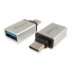 Equip 133473 adaptador de cable USB Type C USB Type A Plata