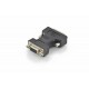 Digitus DB-320504-000-S adaptador de cable DVI-I (24+5) HD DSUB (15-pin) Negro