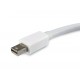 Equip 133440 adaptador de cable Mini DisplayPort DisplayPort Blanco