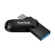 Sandisk Ultra Dual Drive Go unidad flash USB 256 GB USB Type-A / USB Type-C 3.2 Gen 1 (3.1 Gen 1) Negro sdddc3-256g-g46