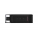 Kingston Technology DataTraveler 70 unidad flash USB 128 GB USB Tipo C 3.2 Gen 1 (3.1 Gen 1) Negro DT70/128GB