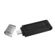 Kingston Technology DataTraveler 70 unidad flash USB 64 GB USB Tipo C 3.2 Gen 1 (3.1 Gen 1) Negro DT70/64GB