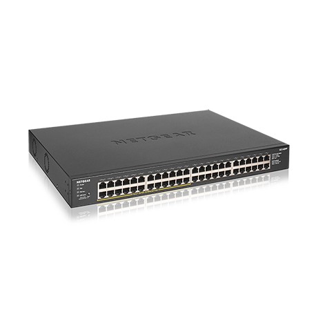 Netgear GS348PP No administrado Gigabit Ethernet (10/100/1000) Negro Energía sobre Ethernet (PoE)