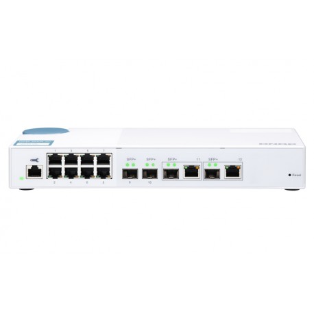 QNAP QSW-M408-2C switch Gestionado L2 10G Ethernet (100/1000/10000) Blanco