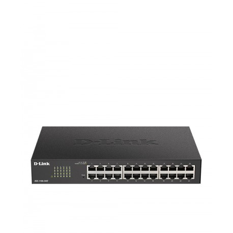 D-Link DGS-1100-24V2 switch Gestionado Gigabit Ethernet (10/100/1000) Negro 1U