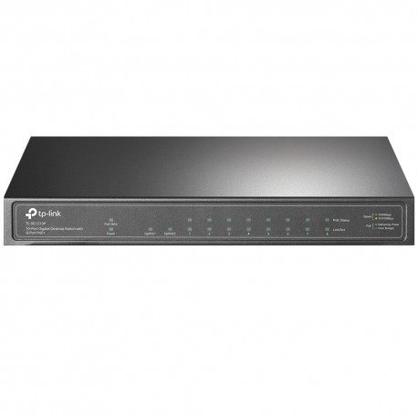 TP-LINK TL-SG1210P switch Gigabit Ethernet (10/100/1000) Gris Energía sobre Ethernet (PoE)