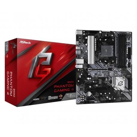 Asrock B550 Phantom Gaming 4 Zócalo AM4 ATX AMD