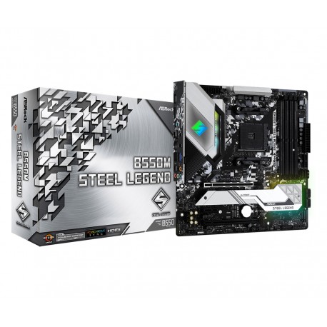 Asrock B550M Steel Legend Zócalo AM4 Micro ATX AMD B550