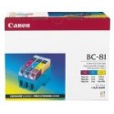 Canon BC-81 Tri-Color Inkjet Cartridge Original Cian, magenta, Amarillo