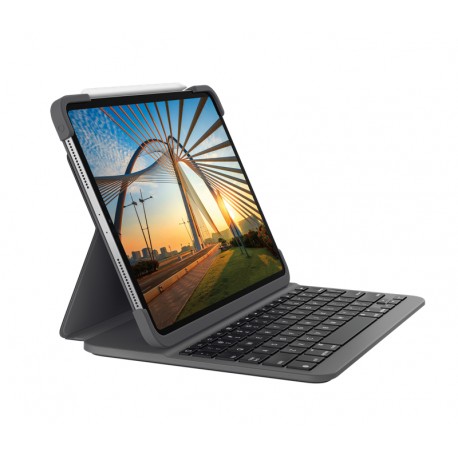 Logitech Slim Folio Pro teclado para móvil QWERTY Español Grafito Bluetooth - 920-009687