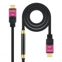 Nanocable 10.15.3725 cable HDMI 25 m HDMI tipo A (Estándar) Negro, Rosa