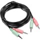 Trendnet TK-CP06 cable para video, teclado y ratón (kvm) 1,83 m Negro - tk-cp06