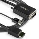 StarTech.com Cable de 2m Adaptador VGA a HDMI - Alimentado por USB - 1080p - VGA2HDMM2M