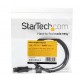 StarTech.com CDP2DP146B adaptador de cable de vídeo 1,8 m USB Tipo C DisplayPort Negro