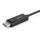 StarTech.com 2m - Cable USB-C a DisplayPort 1.4 - Bidireccional - CDP2DP142MBD